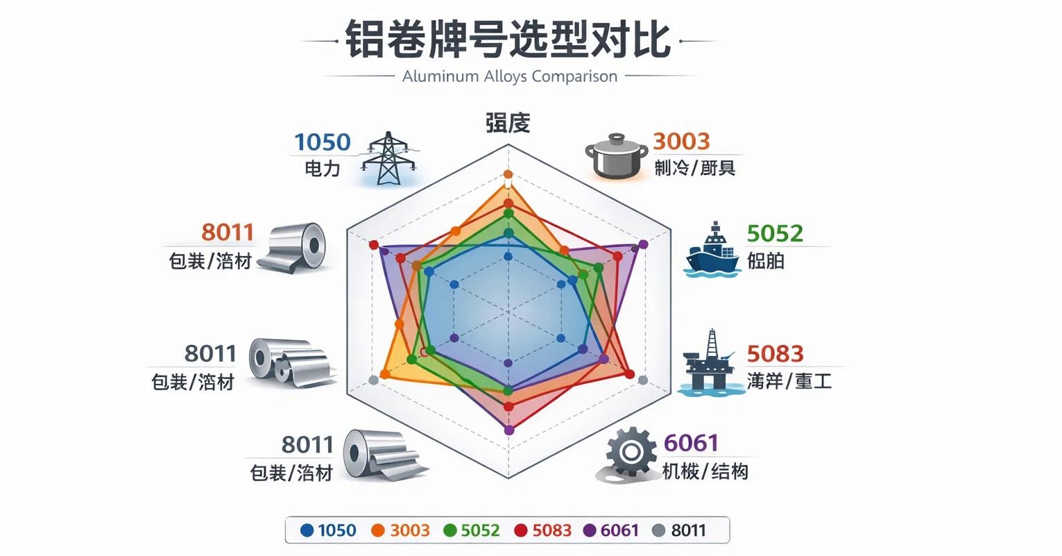jodalvjuan6 GA黄金甲新材铝卷常用商标对比